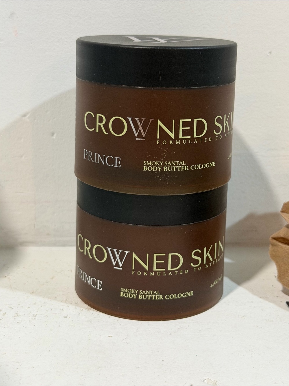 Crowned Skin Prince Smoky Santal Body Butter Cologne - Brown